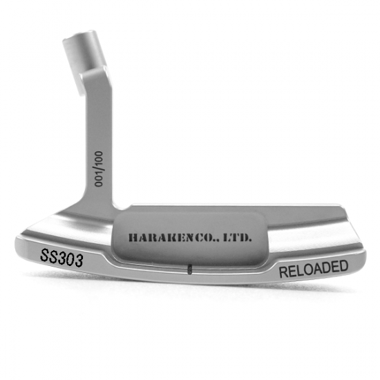 RELOADED PUTTER silver & black Steel/Steel black/Carbon shaft